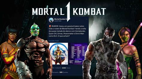 mortal kombat leaks reddit|mortal kombat 1 spoilers reddit.